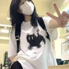 Women's Retro Printed Solid Color Round Neck Short Sleeves - Faslan Fashion Shop