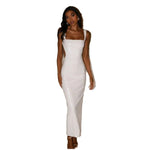 Personality Street Sequined Square Collar Sling Party Dress - Faslan Fashion Shop