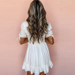 New Solid Color High Waist Dress Women - Faslan Fashion Shop